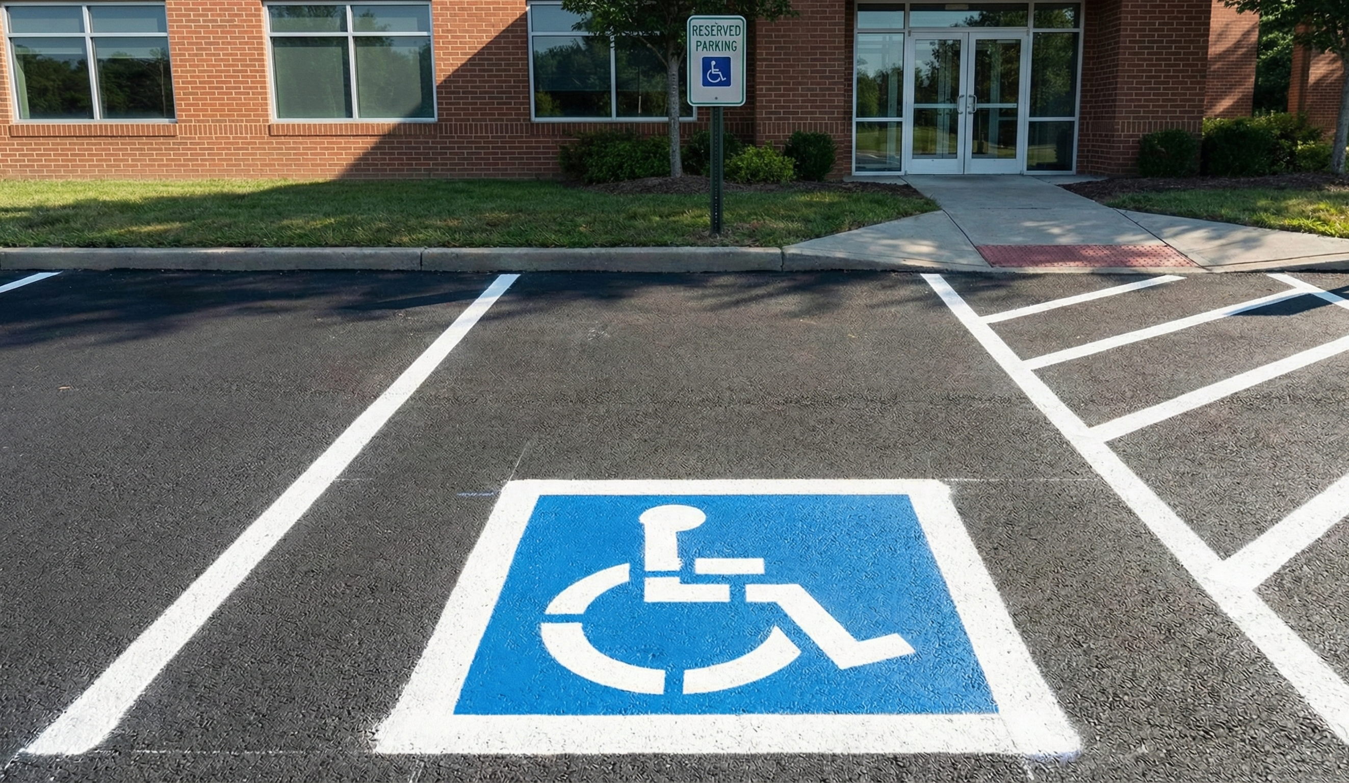 ADA handicap parking symbol