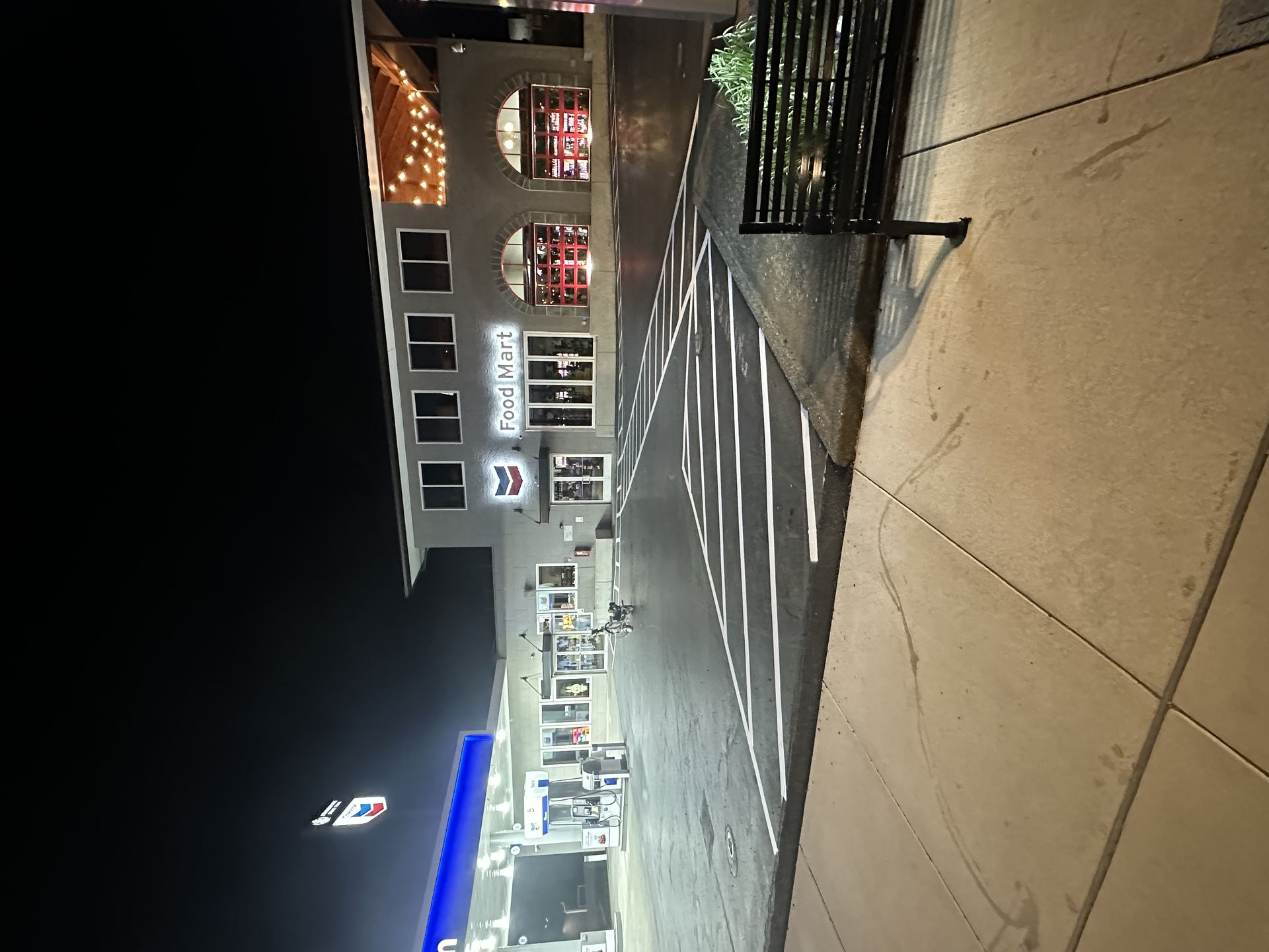 Retail parking lot fire lane restriping in Bellingham WA — 150 stalls, 800 ft red curb