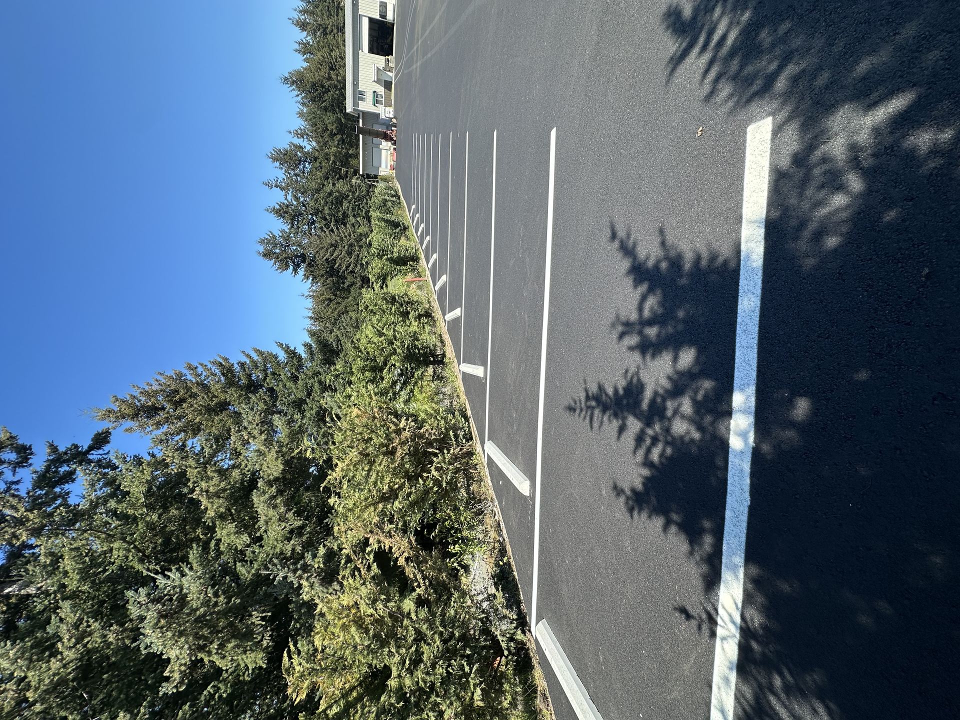 Commercial parking lot striping in Snohomish County WA