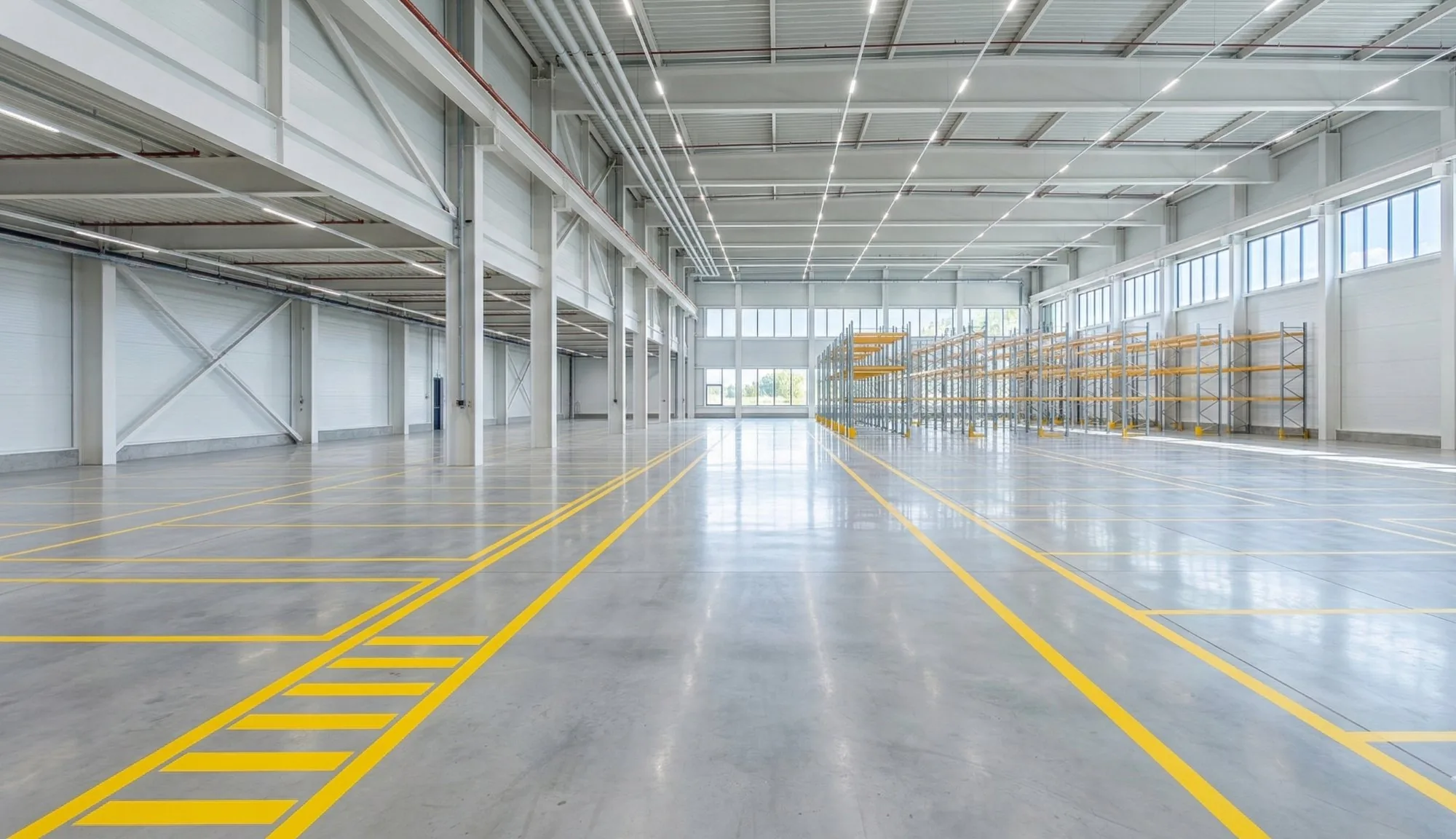 Warehouse floor marking Northwest Washington