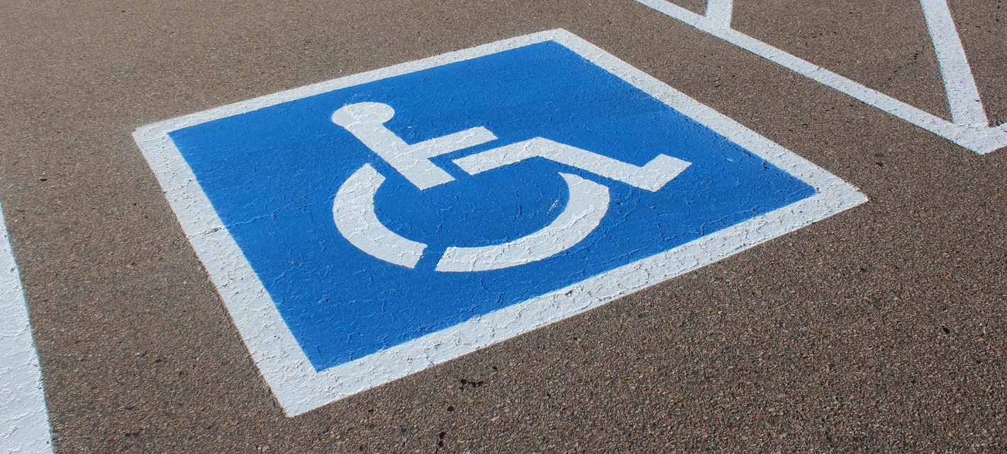 ADA handicap parking symbol