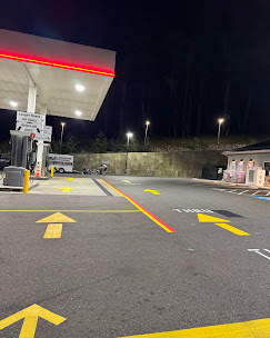 Anacortes parking lot line marking project